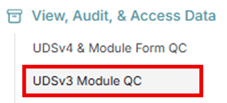 Screenshot: b1a-udsv3-09-view-audit-access-udsv3-qc-nav.png.