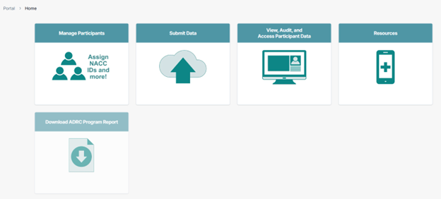 Screenshot: error-report-01-portal-home.png
