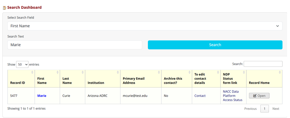 Alt text: edit contact details.