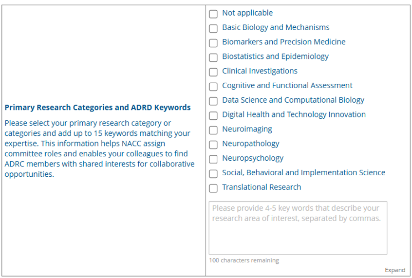 Screenshot: nacc-dir-47-primary-research-categories.png