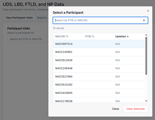Alt text: np download 09 select participant.