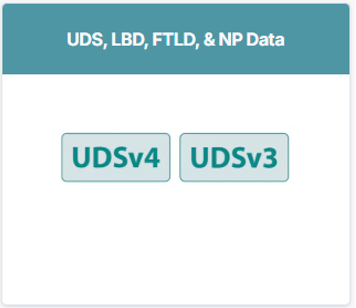 Alt text: Link to "View UDS, LBD, &amp; FTLD Data" on the View, Audit, and Access Participant Data page.