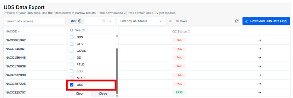 Alt text: Link to "Filter by Module 2".